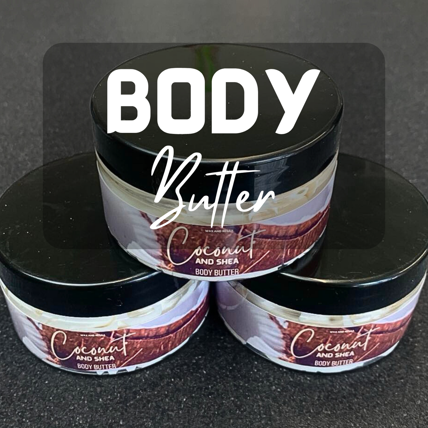 Coconut and Shea Moisturizing Body Butter - 70g