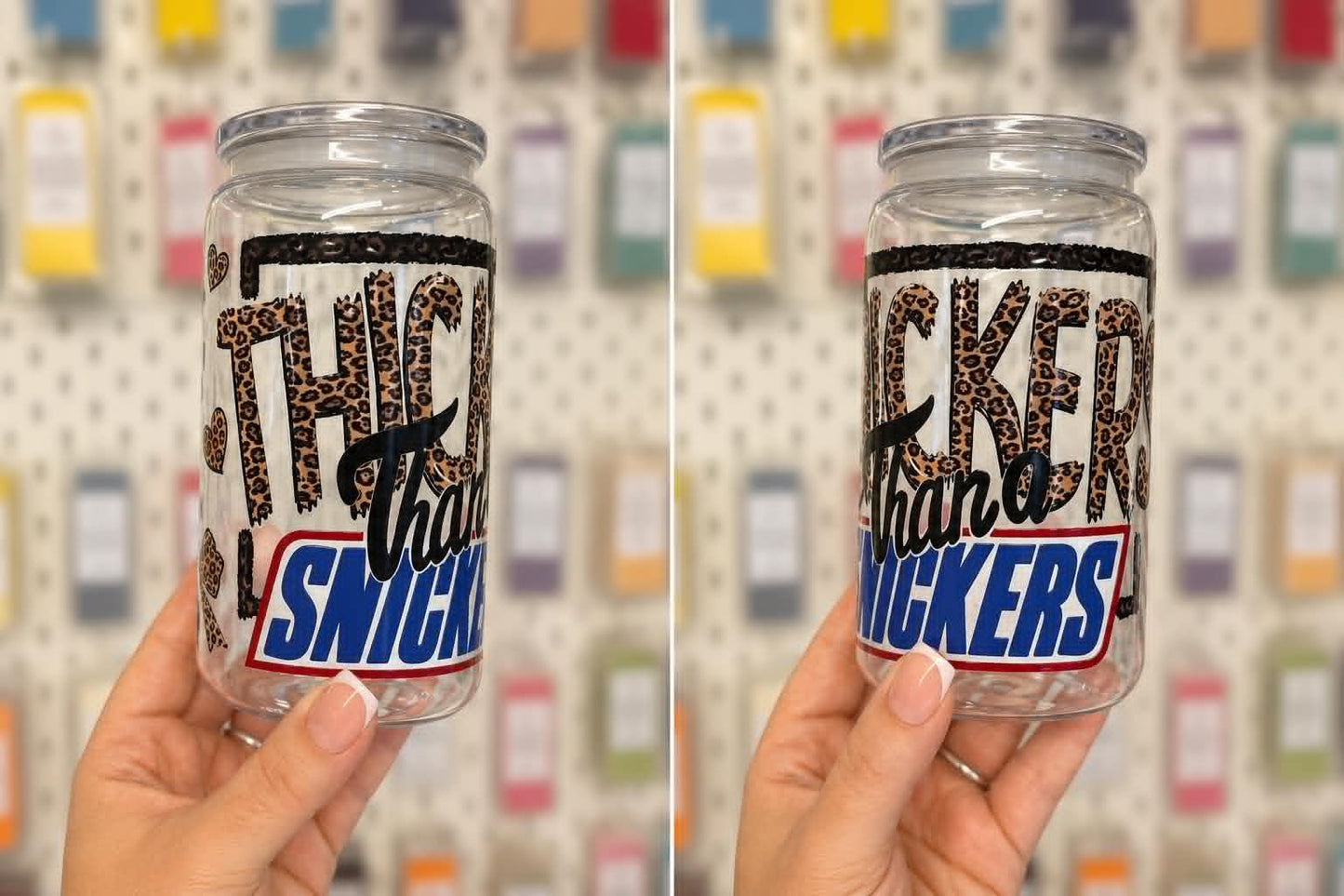 Thicker Than A Snickers 16oz Acrylic Libby Tumbler