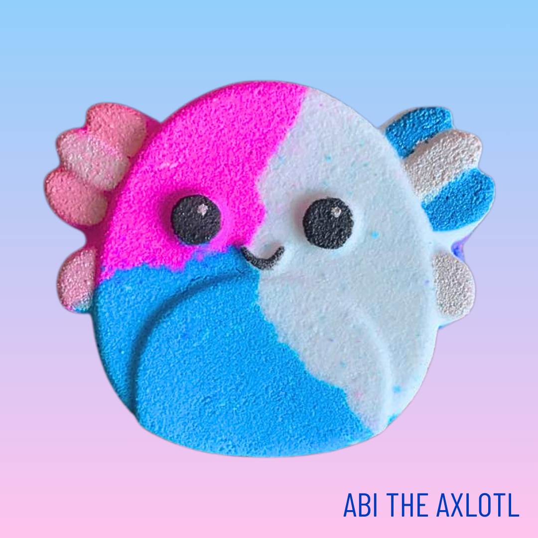 Abi the Axolotl Bath Bomb