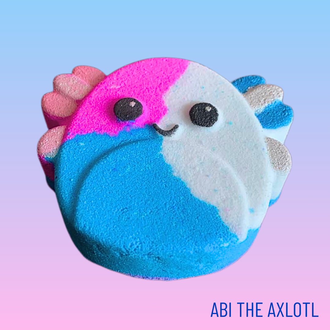 Abi the Axolotl Bath Bomb
