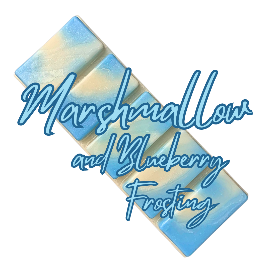 Marshmallow and Blueberry Frosting Snap Bar