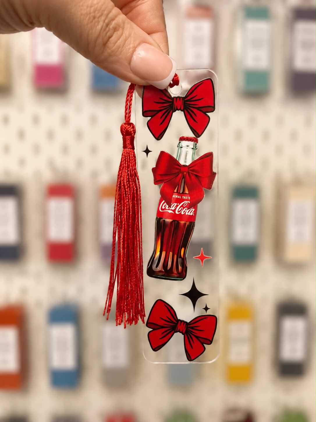 Cola Bow Bookmark