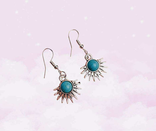 Glowing Sunburst Earrings