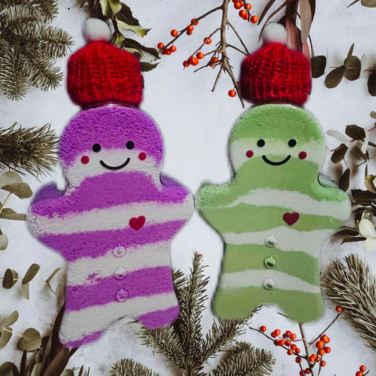 Large Gingerbread Man Bath Dust