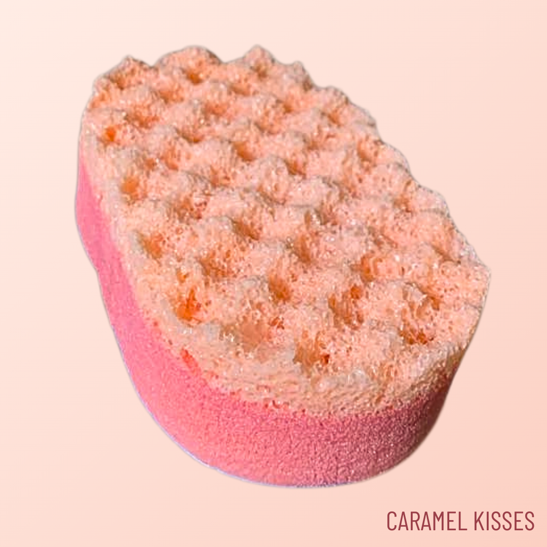 Caramel Kisses Large Exfoliating Soap Sponge