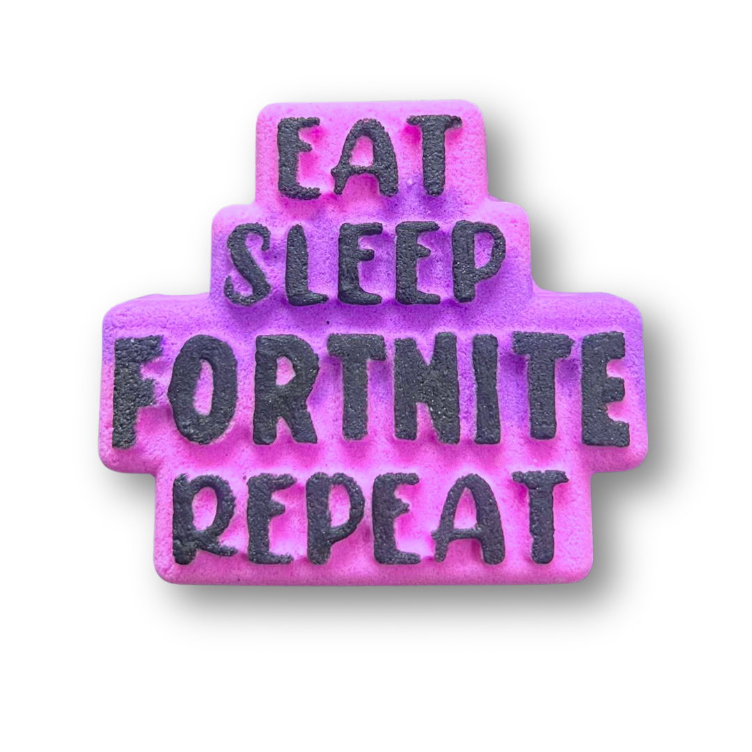 Eat Sleep Fortnite Repeat Bath Bomb