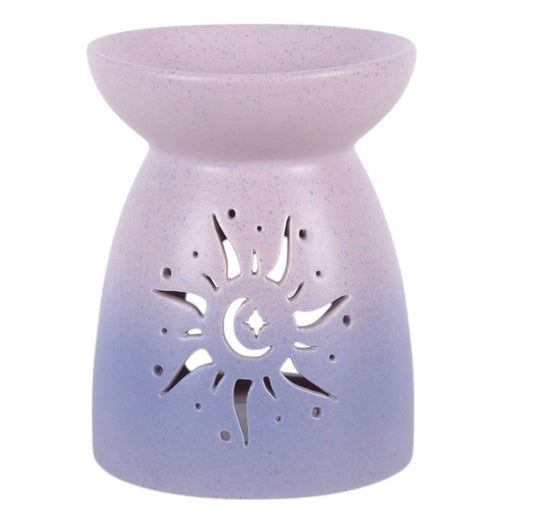 Purple Sun Cut Out Oil and Wax Burner