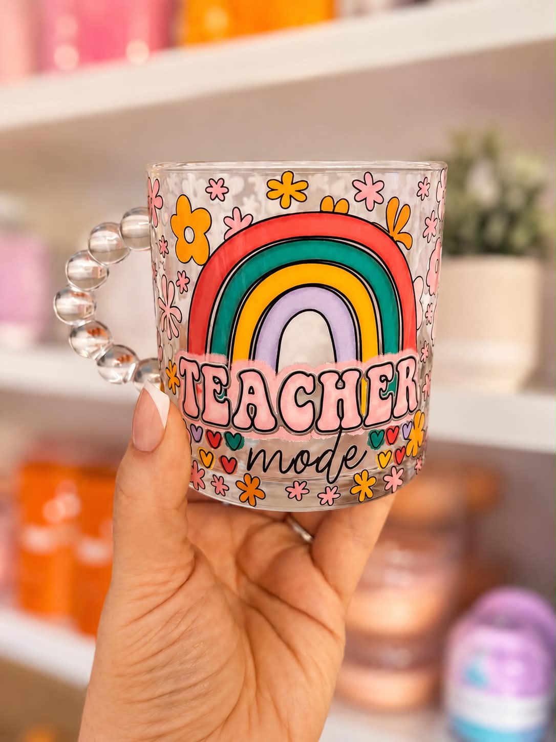 Teacher Mode Glass Tea Cup