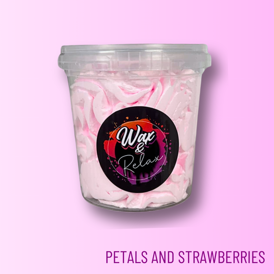 Petals & Strawberries Whipped Soap