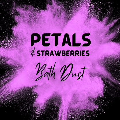 Petals and Strawberries Bath Dust - 125g