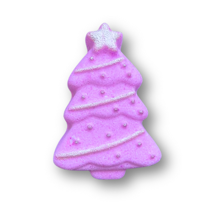 Pink Christmas Tree Bath Bomb