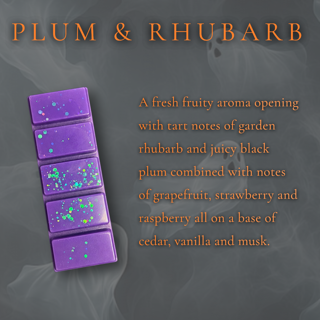 Plum and Rhubarb Snap Bar