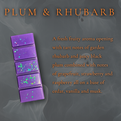 Plum and Rhubarb Snap Bar