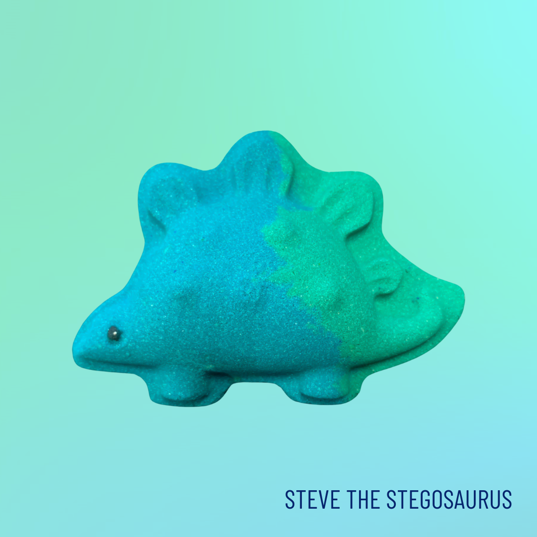 Steve the Stegosaurus Bath Bomb