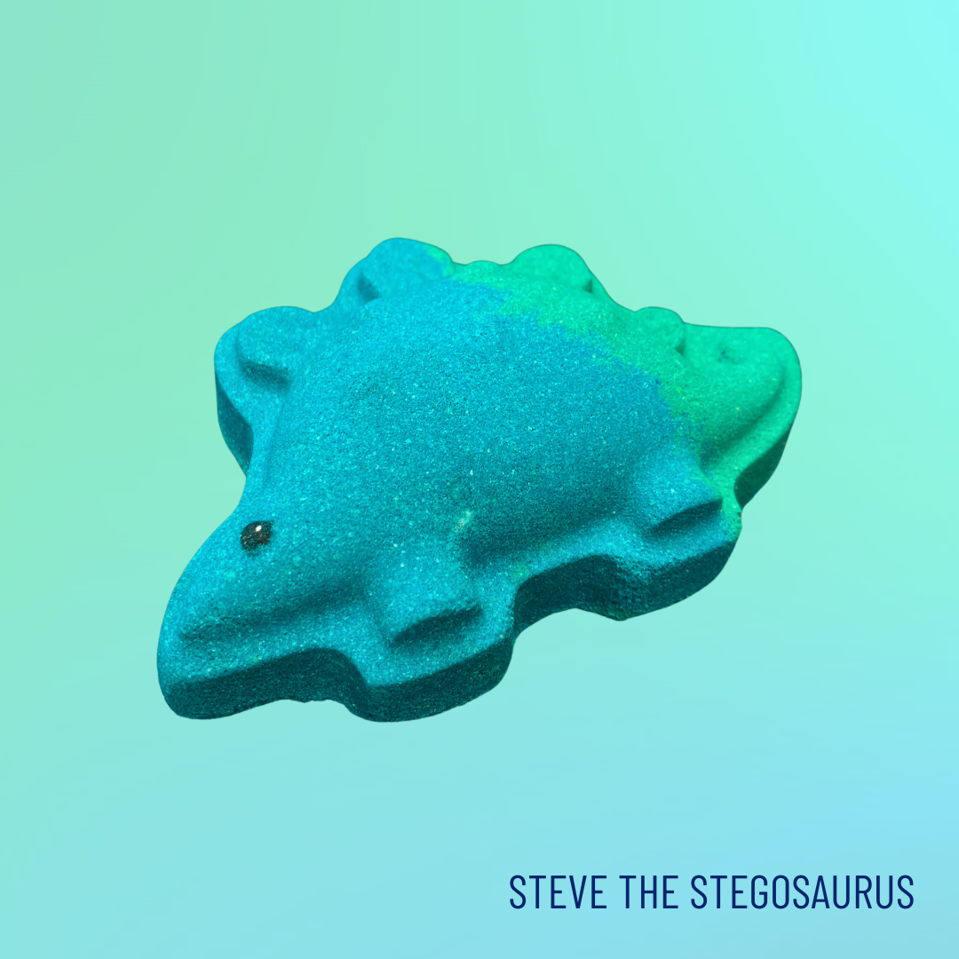 Steve the Stegosaurus Bath Bomb