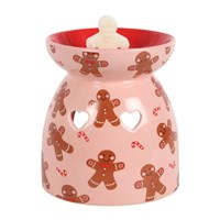 Pink Christmas Gingerbread Wax Burner